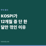 KOSPI가 12개월 중 단 한 달만 꺾인 이유